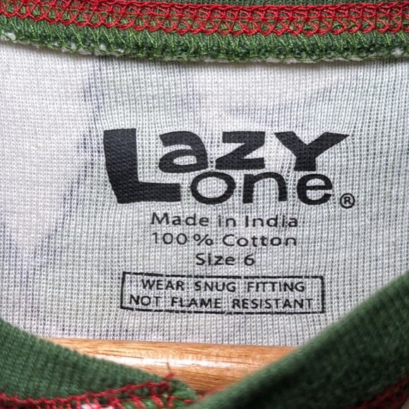 🌻LazyOne Little Boy’s No Peeking! Flapjack size 6 Onsie Pajama Cotton Holiday - Picture 4 of 9